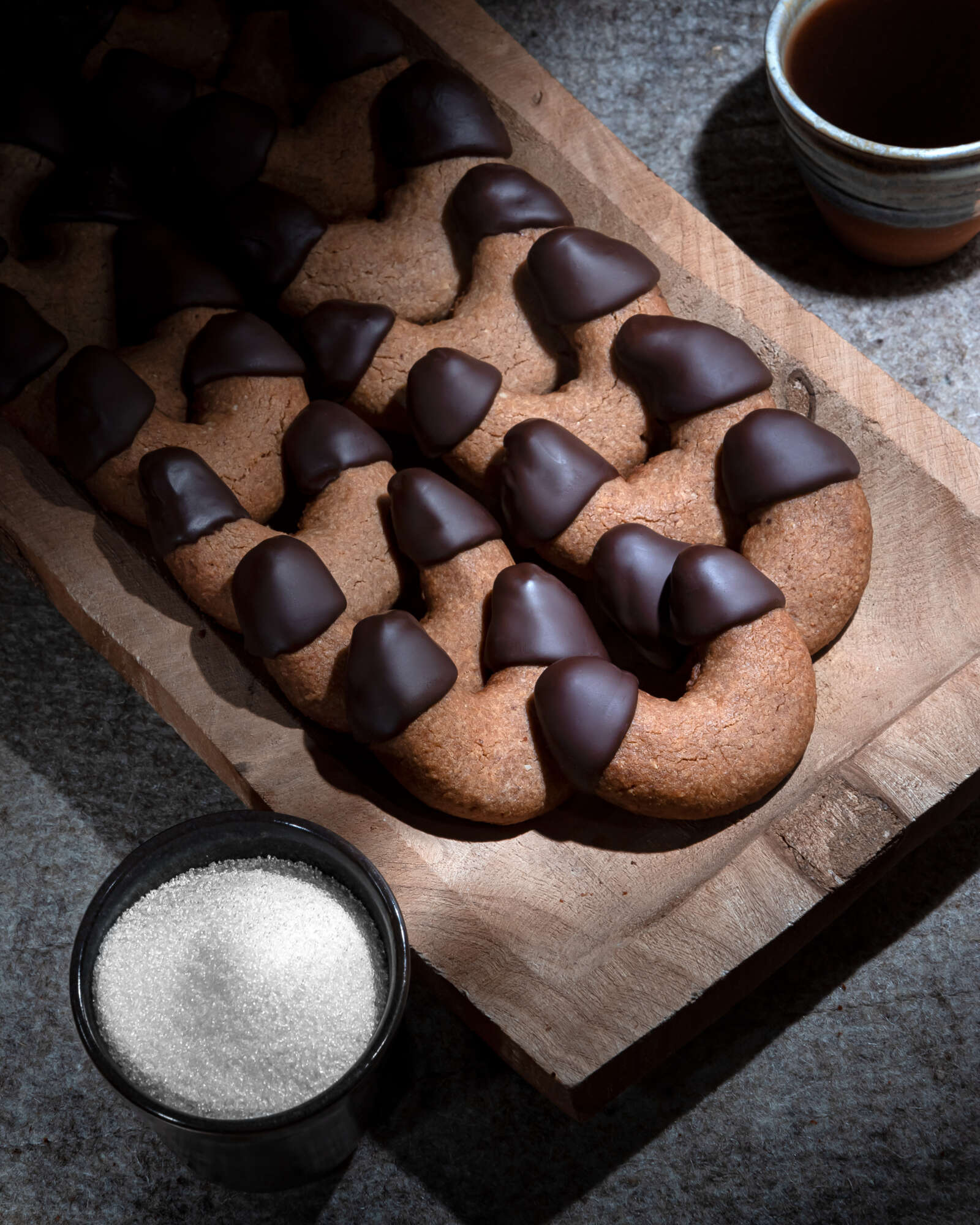 Klosterkipferl mit Mönchsfruchtzucker — Kuchenstickel